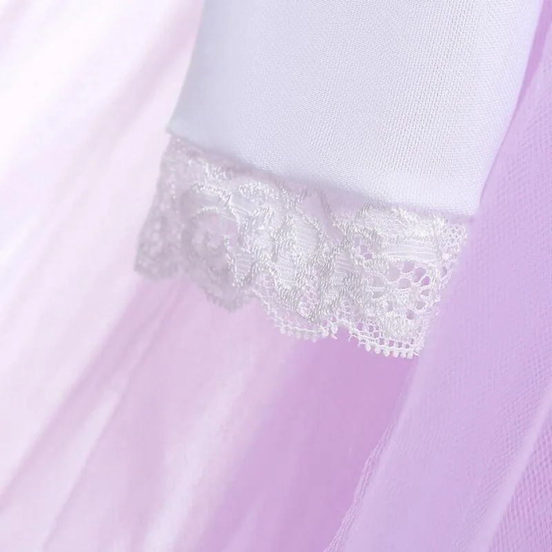 

Girl's Princess Rapunzel Party Deluxe Costume Dress-Up Fairy Tale Cosplay Dress Up Rapunzel First Communion Dress For Girl 2-10