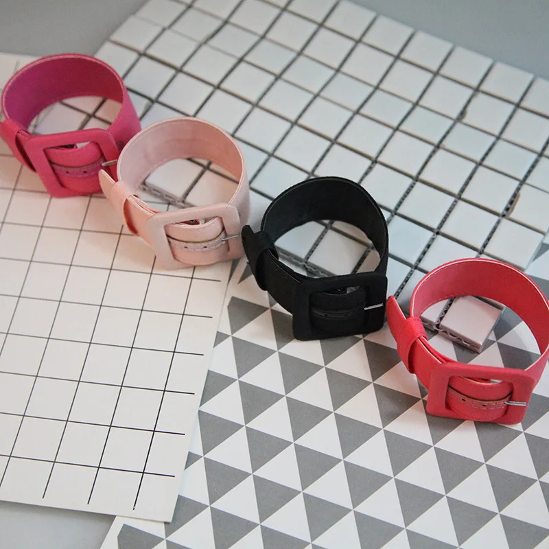 2017 роскошный модельный подиумный кожаный браслет на щиколотку с пряжкой Женский