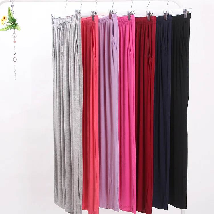 Пижама femme модал пижамы из материала снизу пижамные брюки для сна Pijama Femme Mujer Invierno