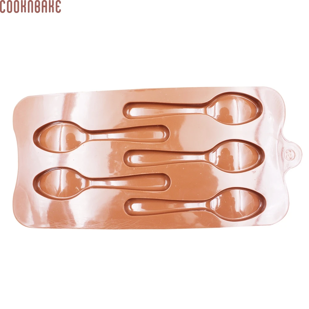 COOKNBAKE DIY силиконовая форма 5 решеток новый стиль ложка сделай сам шоколадные формы