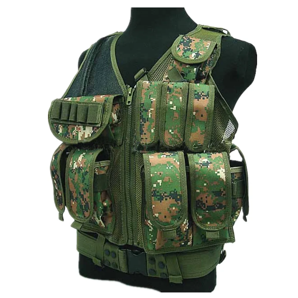 Военный Тактический Жилет molle USMC Охота боевой (Мультикам песок)[VT 05]|hunting tactical vest|vest