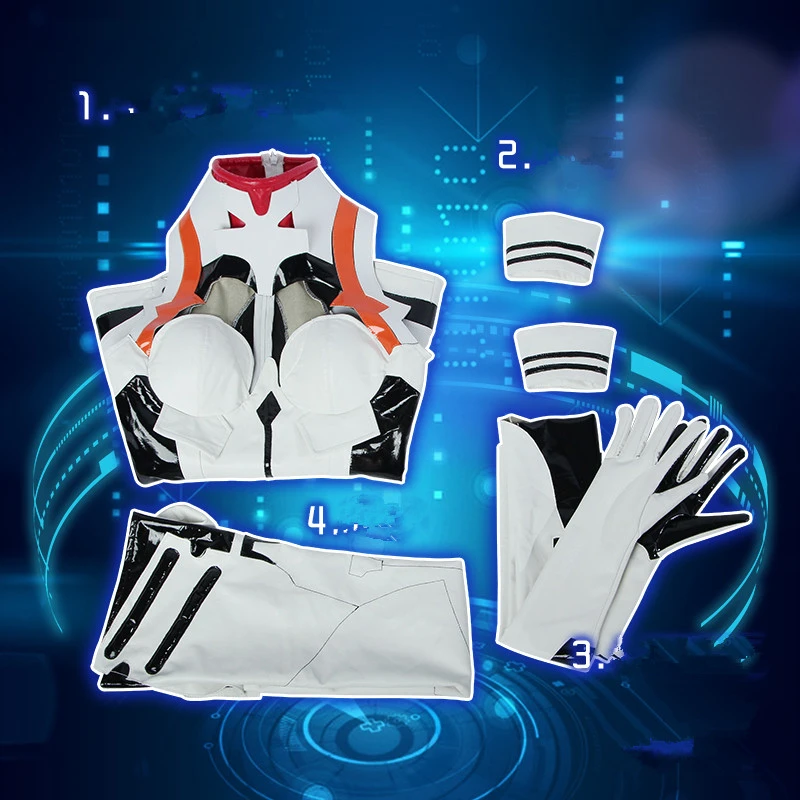 Женский Летний комбинезон чулки перчатки Броня и головной убор|Костюмы аниме| |