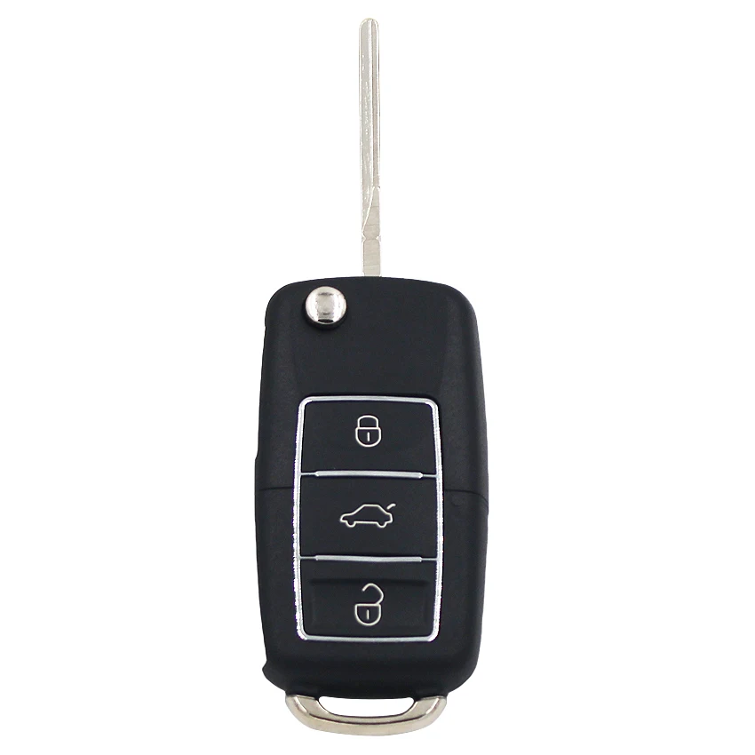 Складной чехол с 3 кнопками для Volkswagen VW Jetta Beetle Bora Golf Passat|Заготовки ключей| |