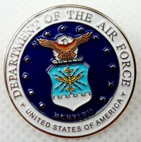 us air force pin insignia badge hot sales custom metal badge lapel pin cheap custom usa air force badges coins