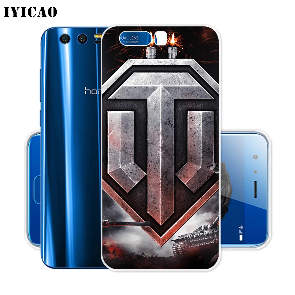 Мягкий силиконовый чехол IYICAO World of Tanks для Huawei Y9 Y7 Y6 Prime 2018 Honor 8C 8X 8 9 10 Lite 7X 7C 6A 7A Pro