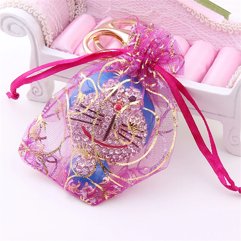 Оптовая продажа 100 шт. 7*9 см тюлевые сумки из органзы конфетные пакеты Женская