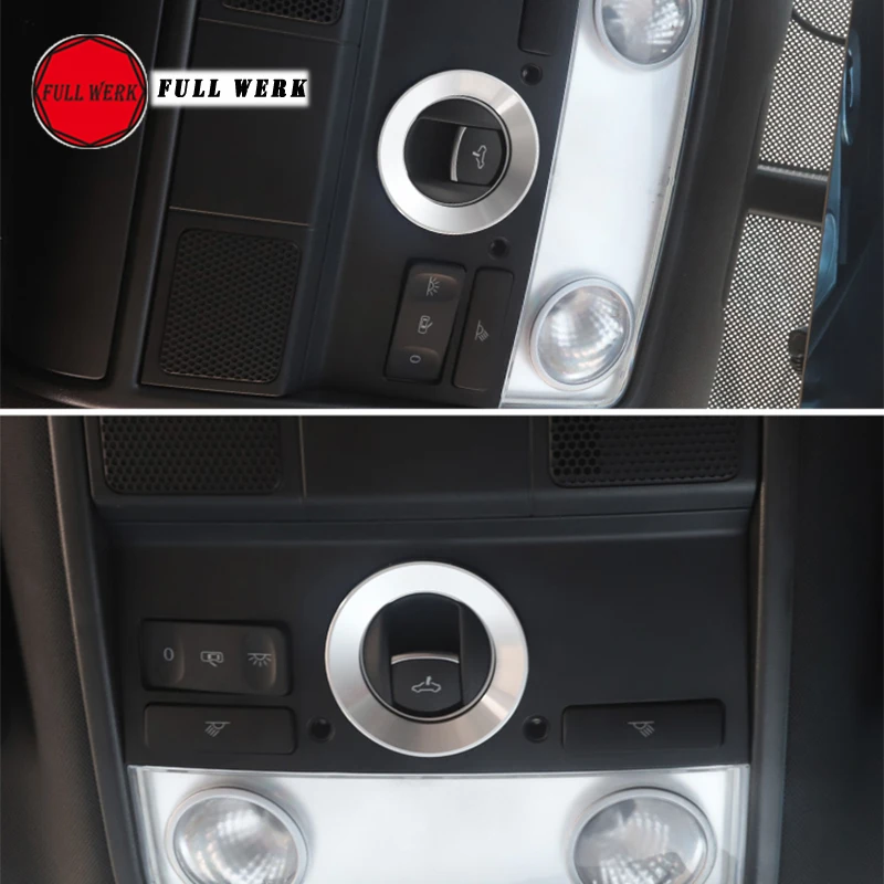 1 шт. декоративное кольцо для автомобильного переключателя из алюминиевого