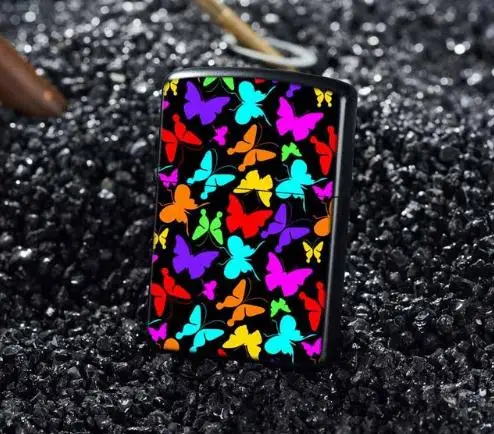 Tungsetn турбо USB Зажигалка классический флип ветрозащитный прикуриватель электронный нагревательный провод для курительной зажигалки - Цвет: folower