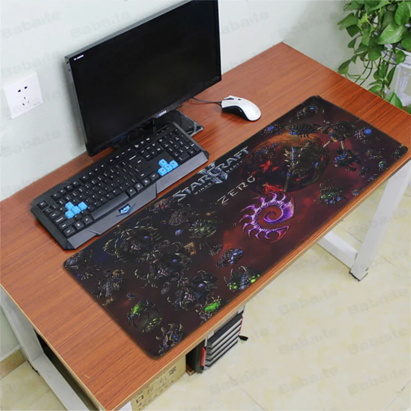 Коврик для мыши Babaite starcraft 2 коврик игровой из натурального каучука настольный