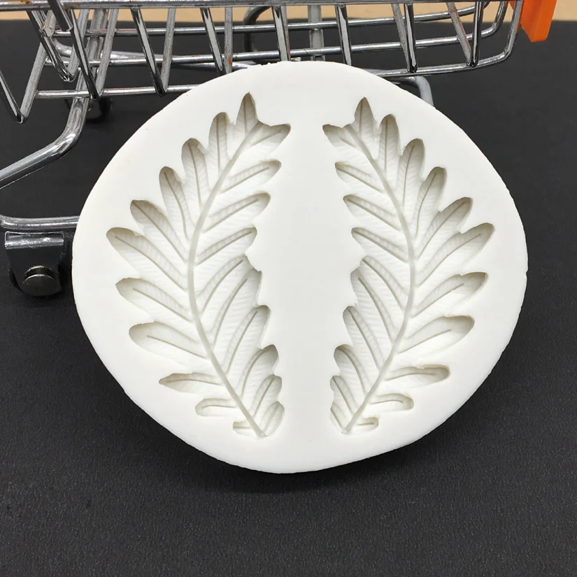 

Olive Branch Shapes Silicone Sugarcraft Mold, Fondant Cake Decorating Tools Bakeware