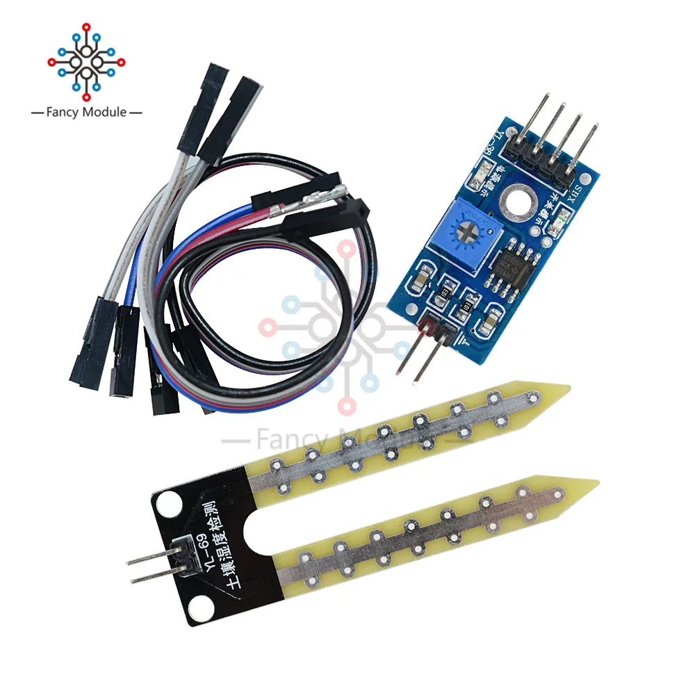 Модуль обнаружения почвы гигрометр датчик влажности зонды для Arduino 3 в-5 в