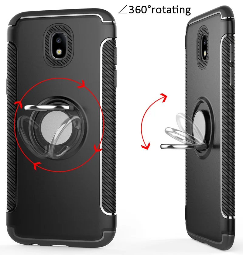 Кольцевой держатель чехол для Samsung Galaxy J5 J3 J7 2017 J330F J530F J730F Pro ручка на палец
