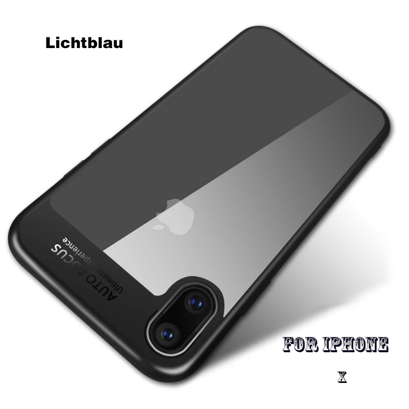 2017new СПС iPhone X Чехол lichtblau полный защитный ПК и ТПУ силиконовый чехол для Coque