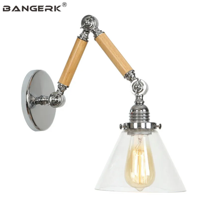 

Long Arm Vintage Sconce Wall Light Loft Edison Bedside Home Decor Industrial Adjust LED Wall Lamp Indoor Lighting Fixtures