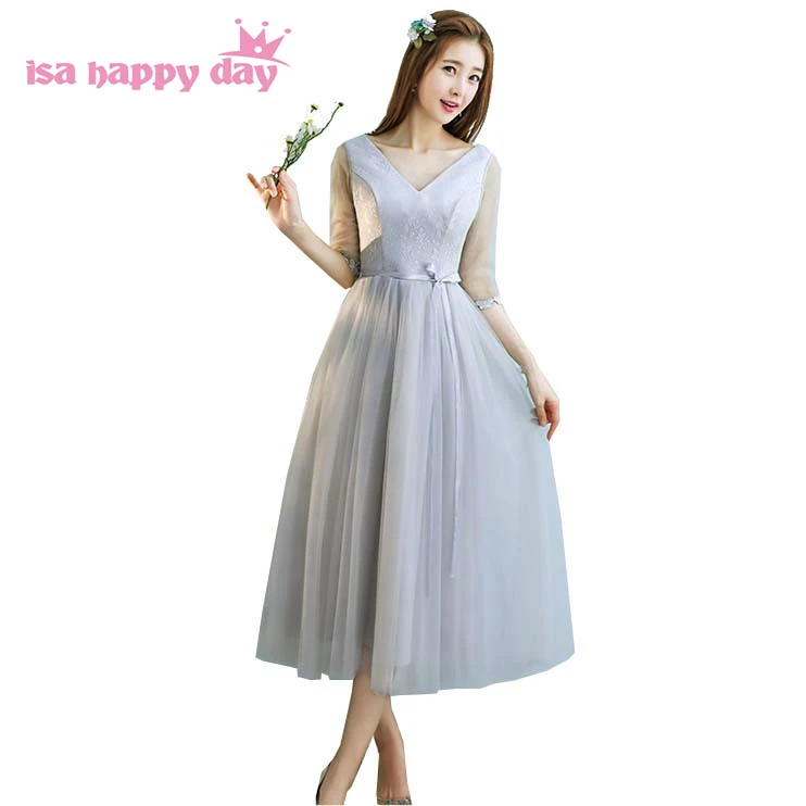 

girls modest prom short puffy elegant gray corset dress ball gowns dresses newest fashion 2020 for women pageant gown H4169