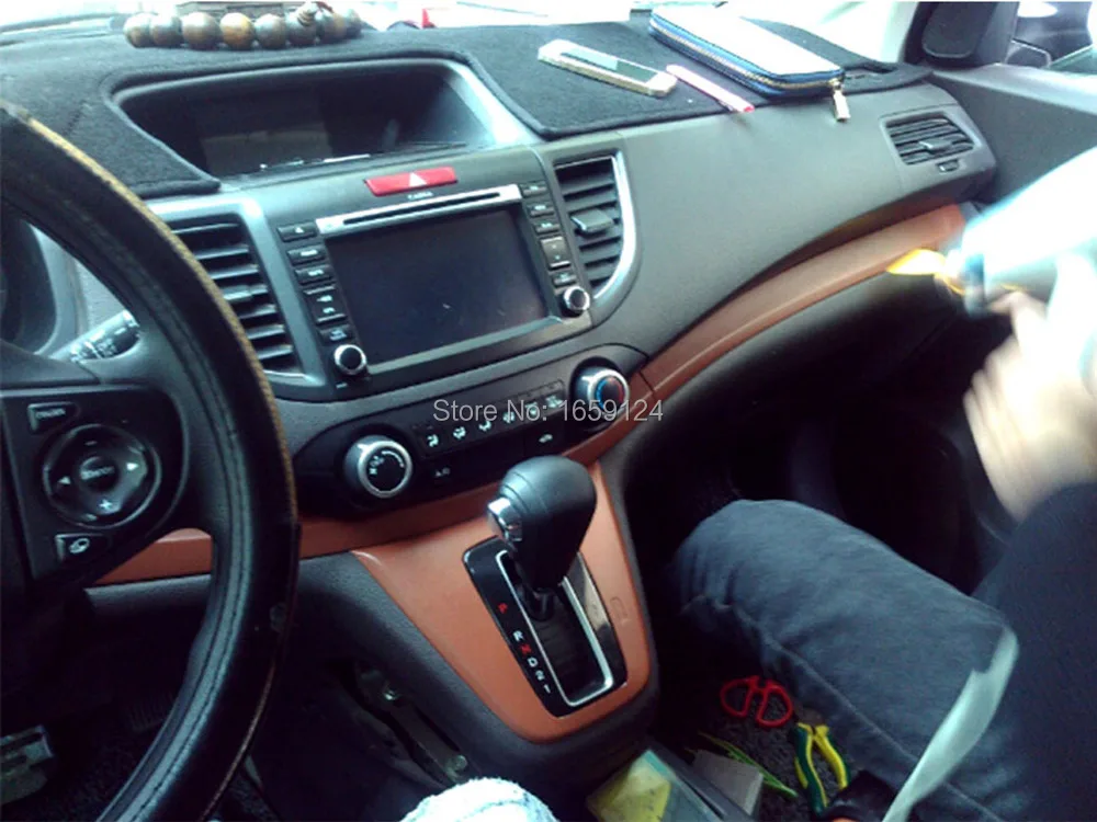 Черная кожа шаблон ПВХ Виниловая пленка для авто кузова автомобиля внутренняя отделка винил Обёрточная бумага Размеры: 10/20 Вт, 30 Вт/40/50/60X152 см/лот