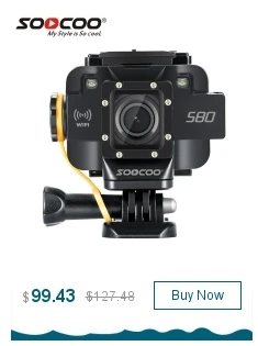 SOOCOO S200 Спортивная Экшн-камера Ultra HD 4K 20MP NTK96660 Chip Cam IMX078 сенсор WiFi Gryo Голосовое управление микрофон gps сенсорный ЖК-экран