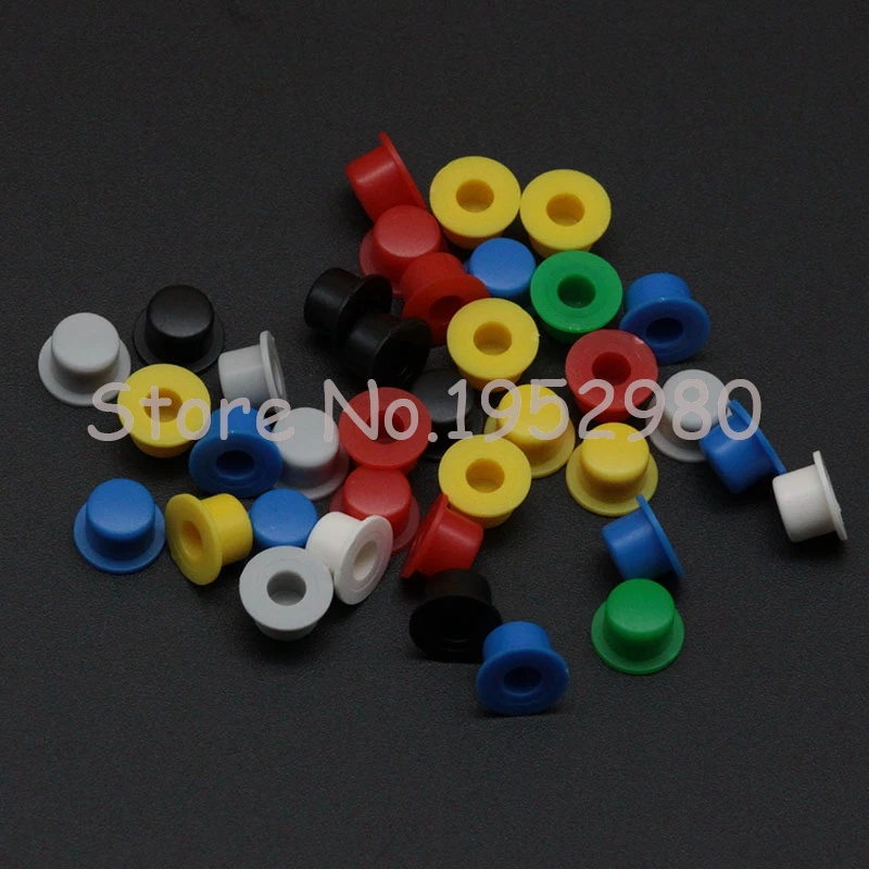 200 шт./лот A101 пластиковые колпачки для кнопок многоцветные Размер 4 5 мм * 7 форма