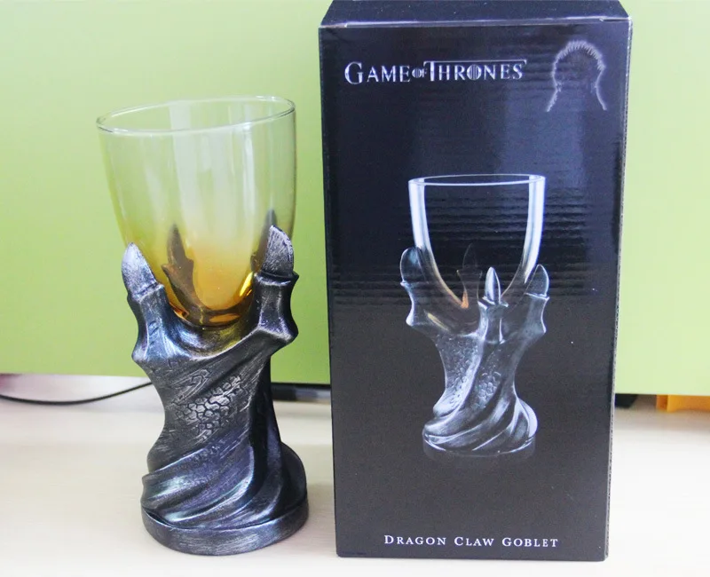 Игра престолов готический коготь дракона стеклянный держатель бокал для вина