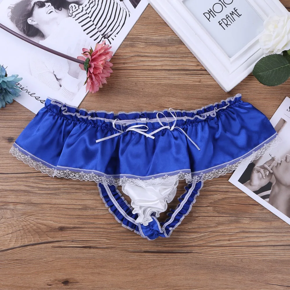 Сексуальное мужское нижнее белье гофрированные трусики обтягивающее гей