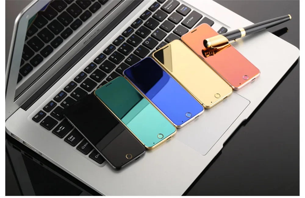 Anica A16 Мини Сотовые телефоны, 1,5" размер кредитной карты, Bluetooth номеронабор, мини мобильный телефон, две sim-карты, большой звук, музыкальный телефон