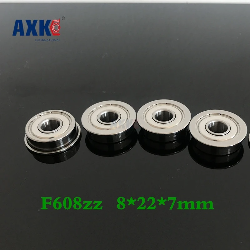 

Axk F608zz подшипник Abec-5 (10 шт.) 8*22*7 мм фланцевые F608z шарикоподшипники F608 Zz