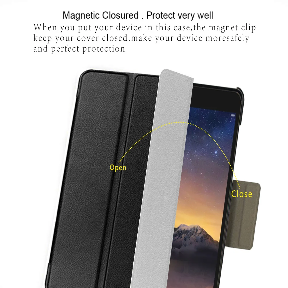 Тонкий откидной Чехол подставка mipad 2/3 для Xiaomi Mi Pad 2 3 (7 9 дюйма) защитный чехол