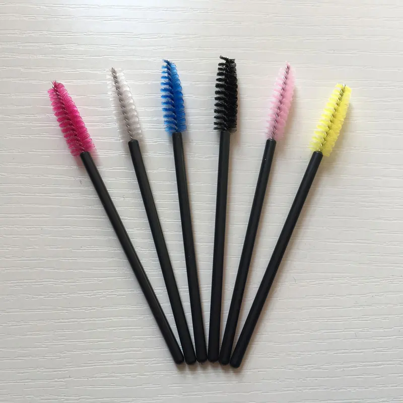 Mix Color Tip 1000 шт нейлоновая пластиковая тушь для ресниц с наконечником в виде башни, палочки для наращивания ресниц, индивдуальные аппликаторы, кисть для туши, палочки для ресниц, ресницы для ресниц - Handle Color: Mix Color Tip