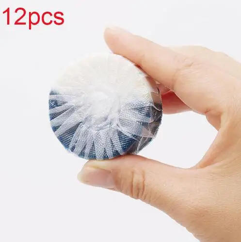 12pcs Xiaomi Clean-n-fresh двойной эффект дезодорирующий чистящий туалетный блок независимая Водорастворимая пленка упаковка Anionic Active Fac - Цвет: 12pcs