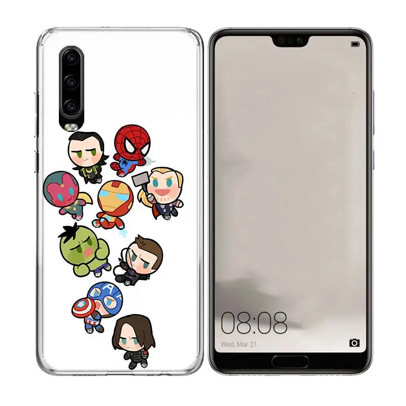 Силиконовый чехол для телефона Huawei Mate 10 20 Pro Lite 20X S RS Y5 Y6 Y7 Y9 2019 Prime по