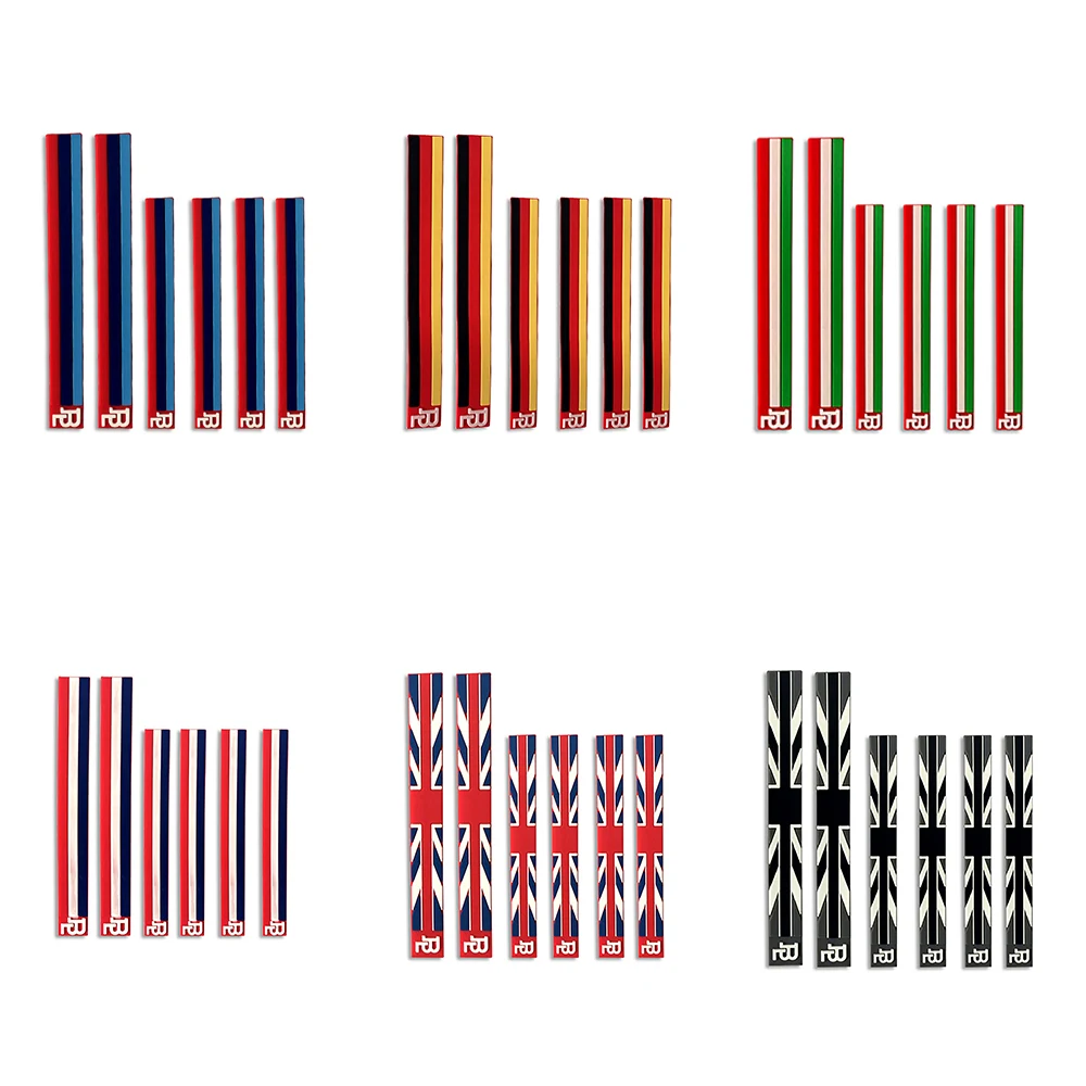 Защита от столкновений с зеркалом заднего вида и флагом 6 шт. бампер для