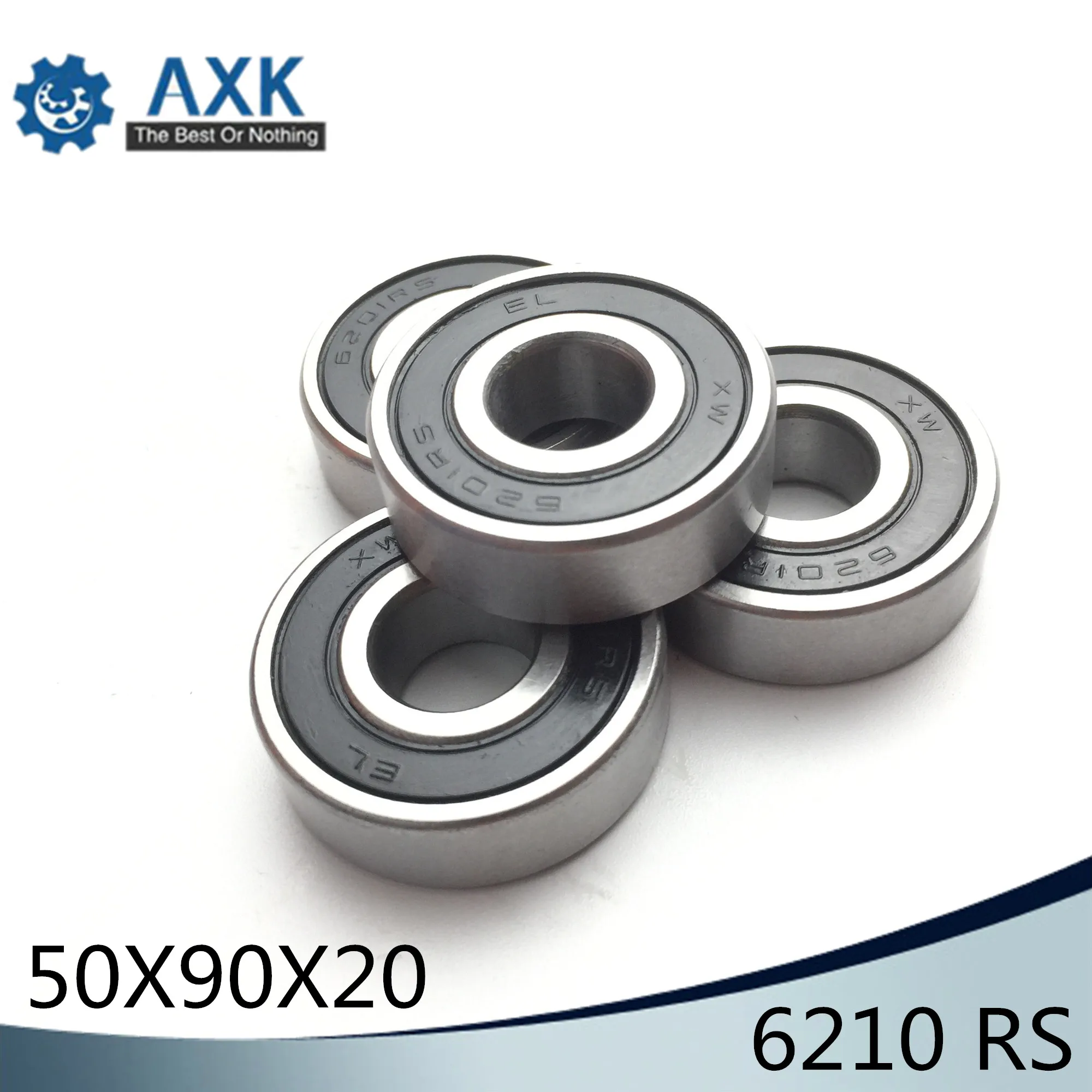 6210RS 6210ZZ подшипник ABEC 3 (1 шт.) 50x90x20 мм шайбовый с глубоким 6210 2RS упорные шариковые