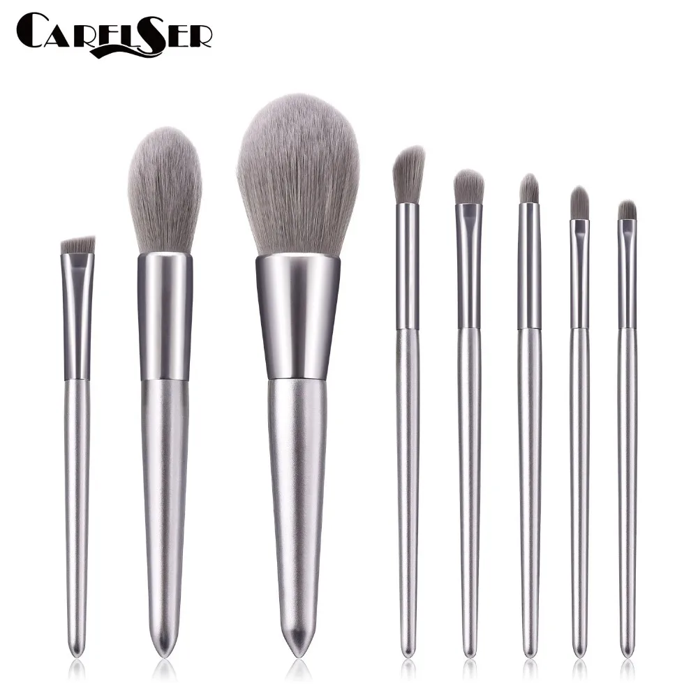 Профессиональный 8 шт. набор косметических кистей для макияжа пудра тени век
