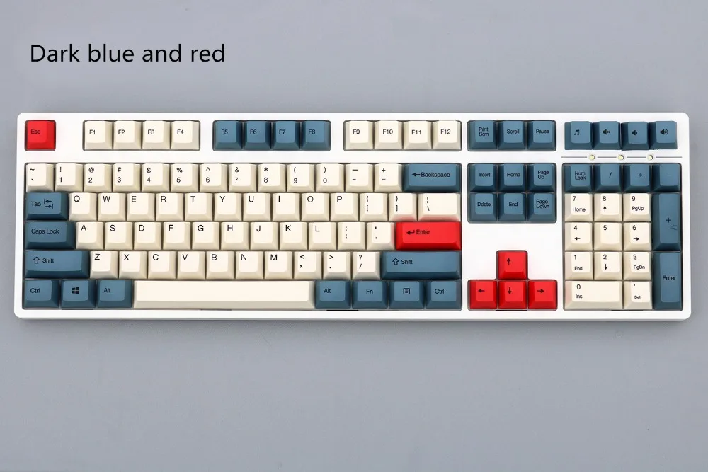 108 клавиш сублимированный pbt брелок для механической клавиатуры Cherry filco Ducky keycap Вишневый профиль продаются только брелки