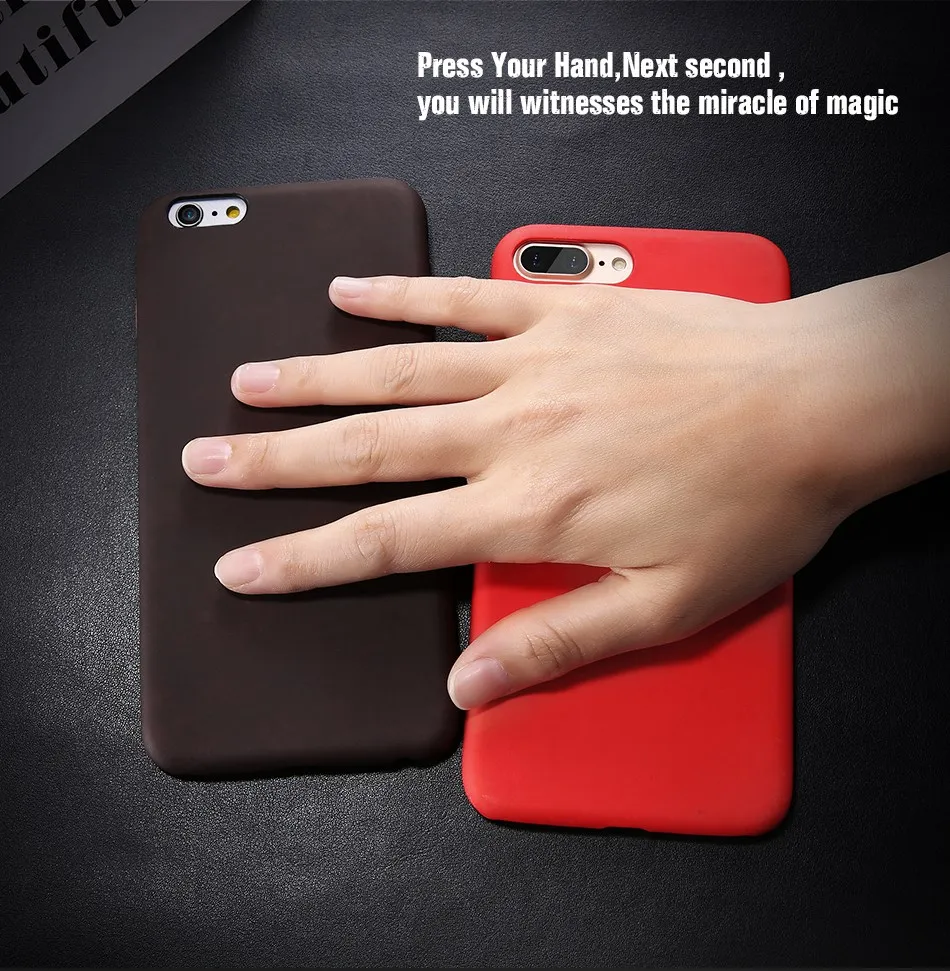 Sexy Kisscase Термальность чувство чехол для iPhone X 8 7 6 S 6 Plus 5S 5 Чехол прохладный pu матовая крышка для Samsung Galaxy Note 8 S8 S8 Plus S7 S6 Edge чехол на айфон 5s 5 SE чехол на айфон 6s 6 Plus 7 8 Plus
