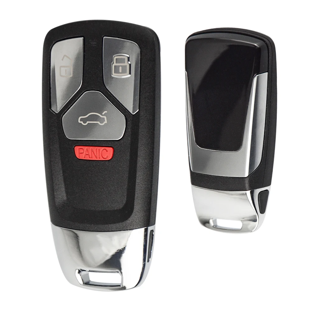 OkeyTech 4 кнопки дистанционный ключ дистанционного управления чехла для Audi TT A4 A5 S4 S5 Q7 SQ7 Замена Крышка лезвием аварийной ситуации