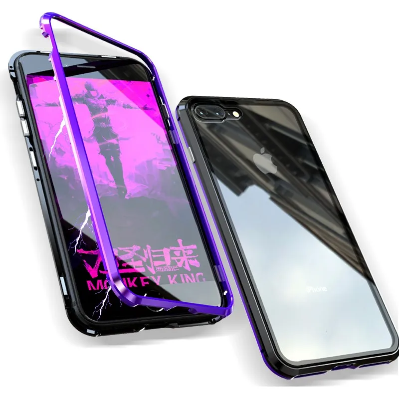 Ультра Магнитный адсорбционный чехол для телефона iPhone XS Max XR X 10 8 7 6 6S R Plus