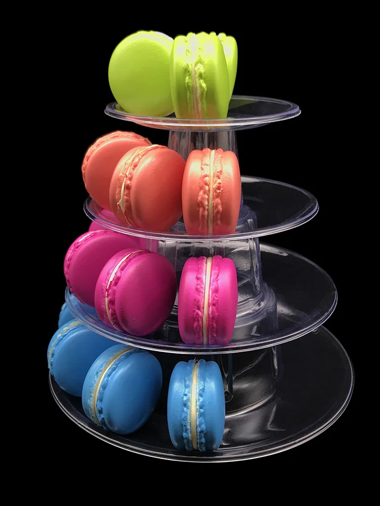 

10Layers Plastic Macaron Display Stand Cupcake Dessert Display Trays Party Supplies Cake Decoration Tools