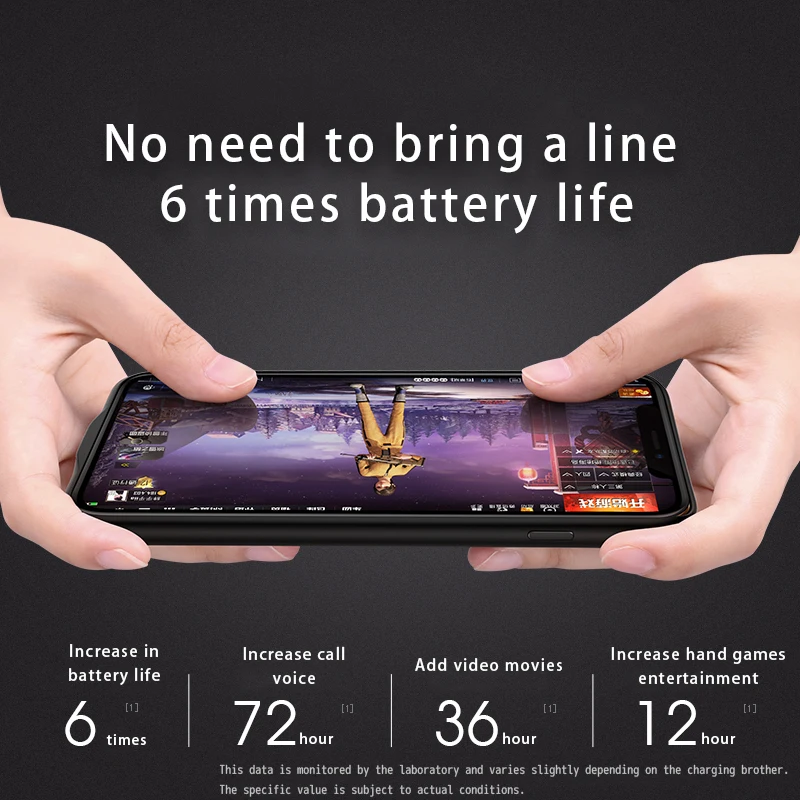 3500mAh Portable Slim Ultra Thin Headphone Audio Phone Battery Case For iPhone X Bluetooth Magnetic Battery Charger Case Cover