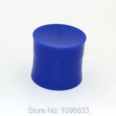 50 г синие косметические банки жесткой формы талии пластиковая упаковочная