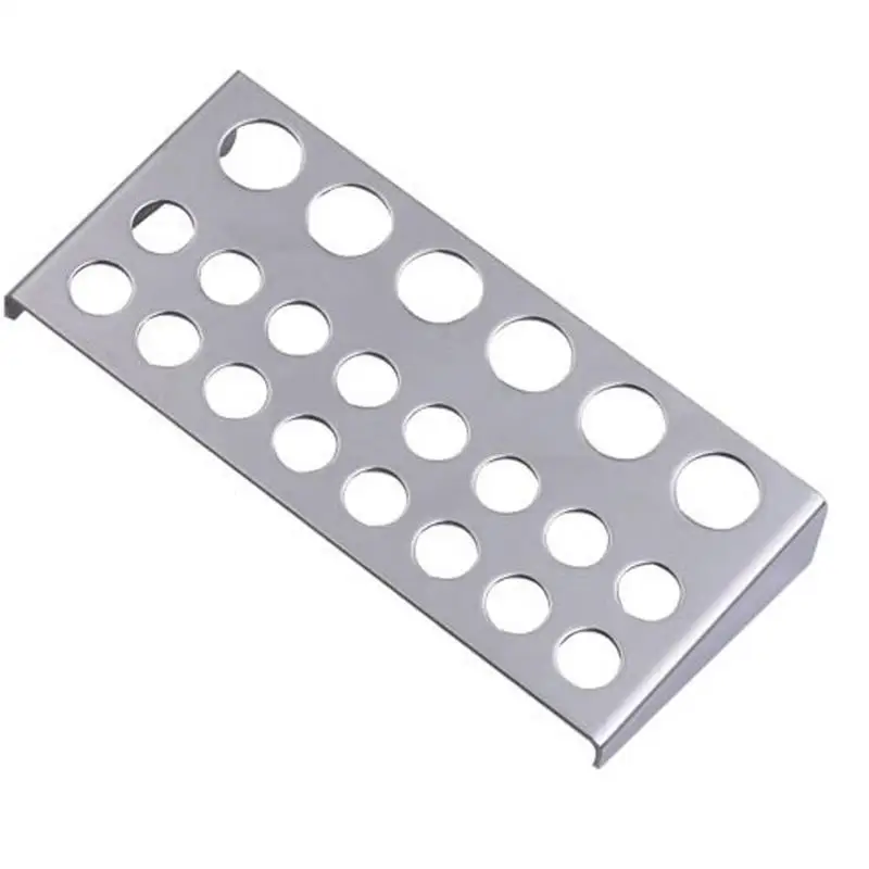 5 шт. тату аксессуар из нержавеющей стали пористый Цвет стойки макияж инструменты прочный оптом - Цвет: 5pcs