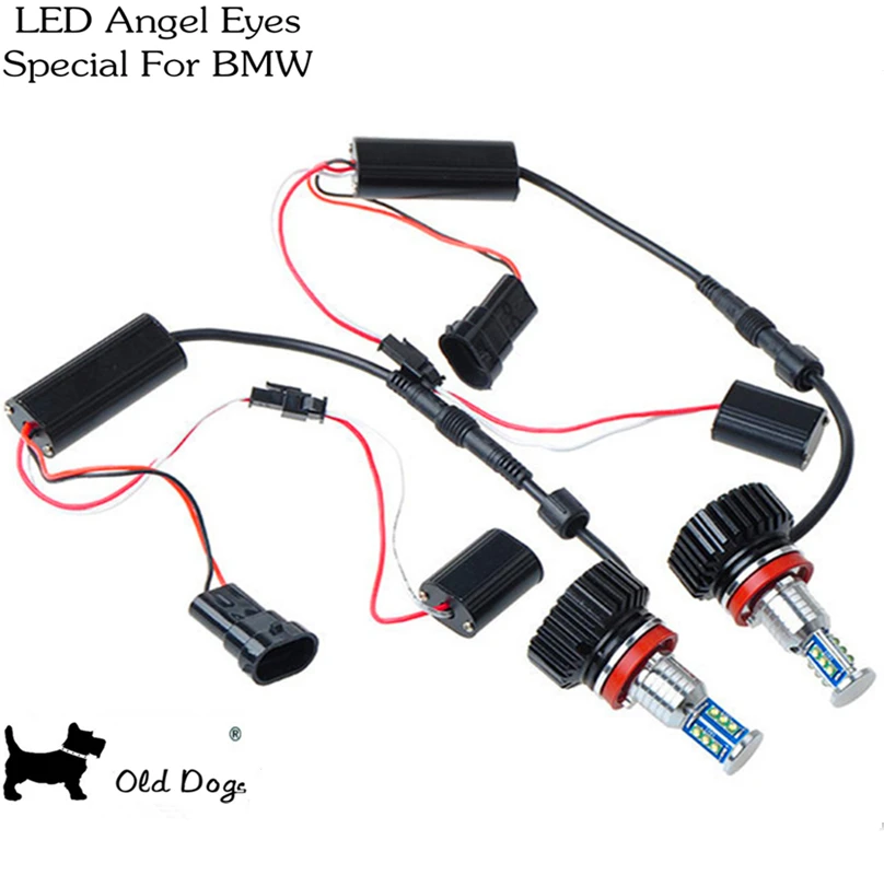 Глаза ангела для BMW E60 E61 E63 E64 E70 X5 E71 X6 E82 E87 E89 Z4 E90 E91 E92 E93 60 Вт|h8 cree|h8 cree ledbulbs car |