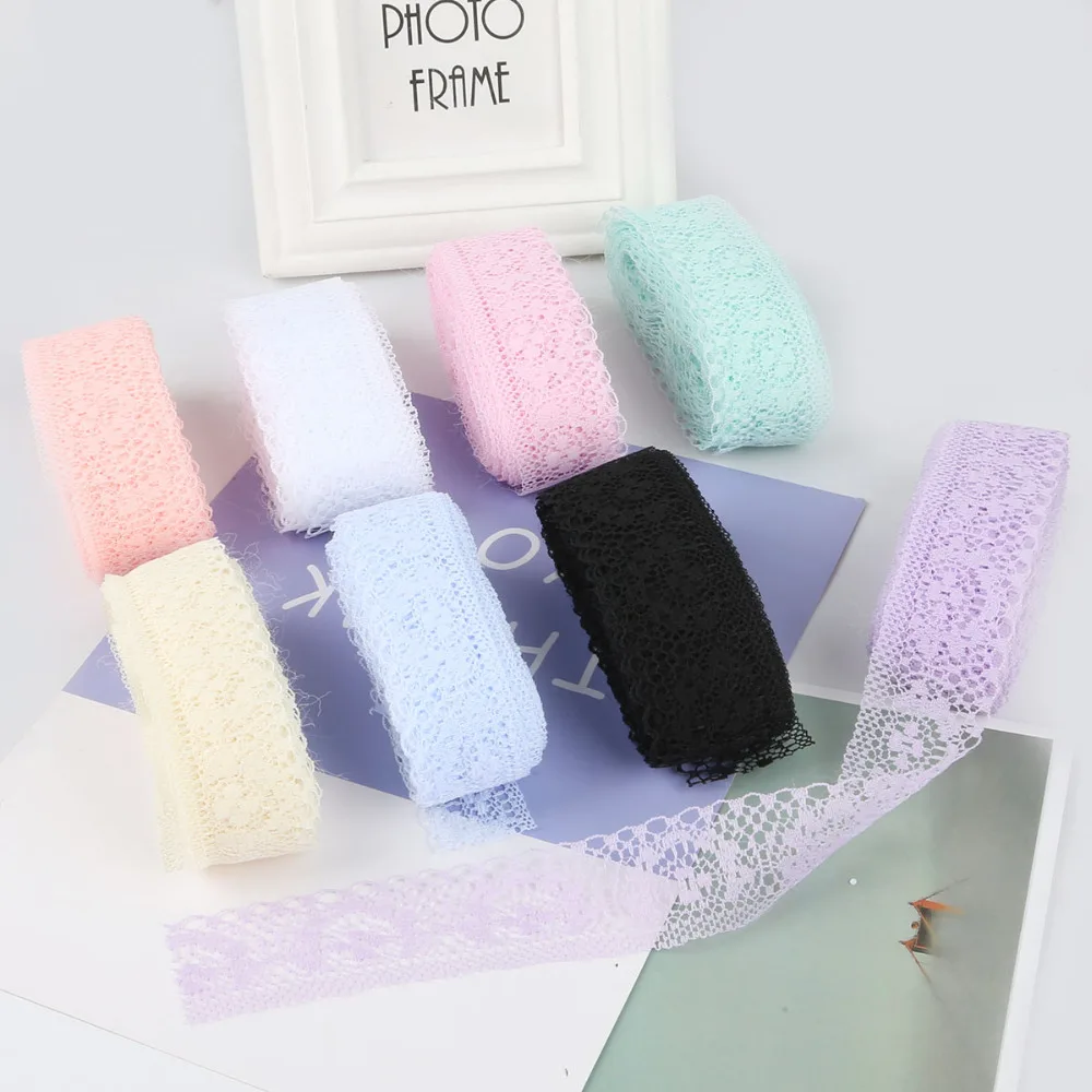 10 ярдов/Ширина 40 мм Высокое качество красивая кружевная лента DIY вышитая сетчатая