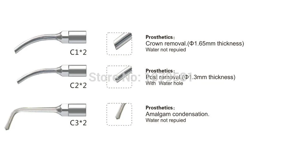 2 SETS EPRKS Scaler Prosthetics Kit COMPATIBLE WITH EMS maintenance set AND piezon master 600 premium WOODECKER SCALERS | Красота и