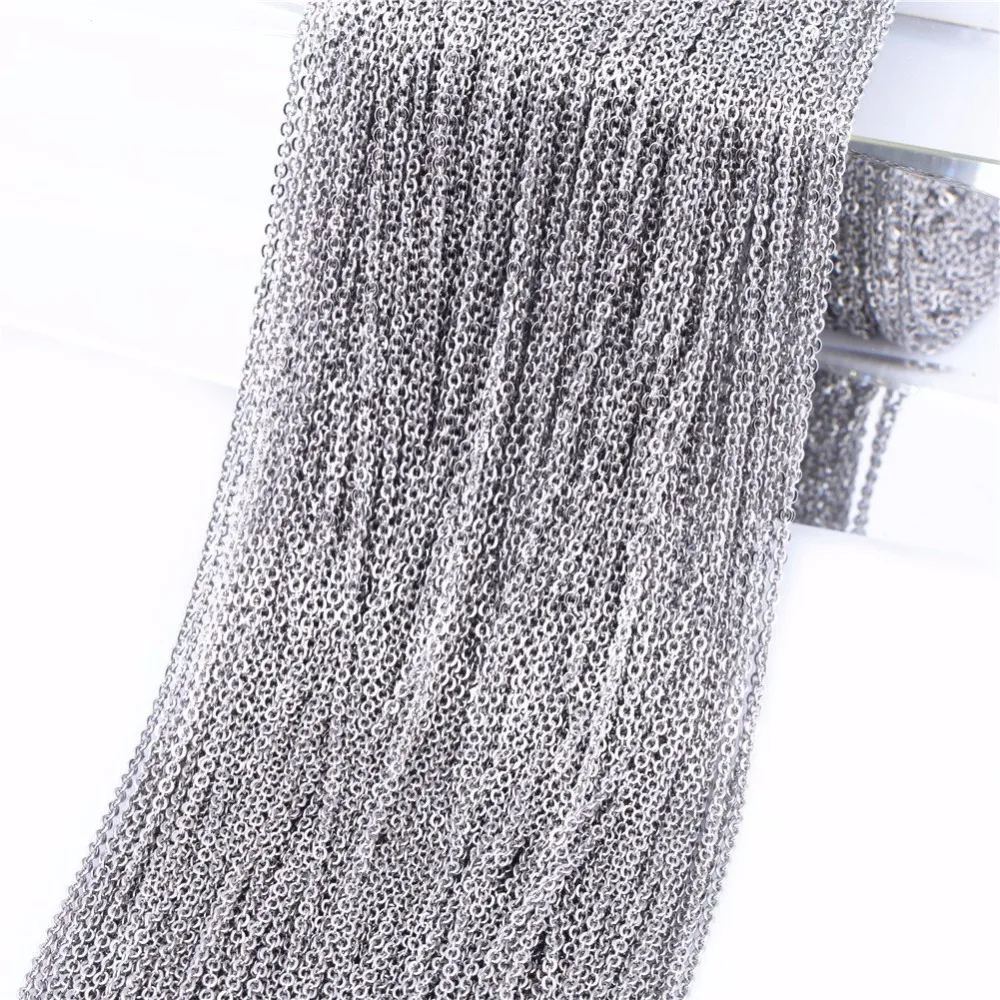 Цепочка Из Нержавеющей Стали для изготовления украшений сделай сам 10 м 1 5/2 5/6