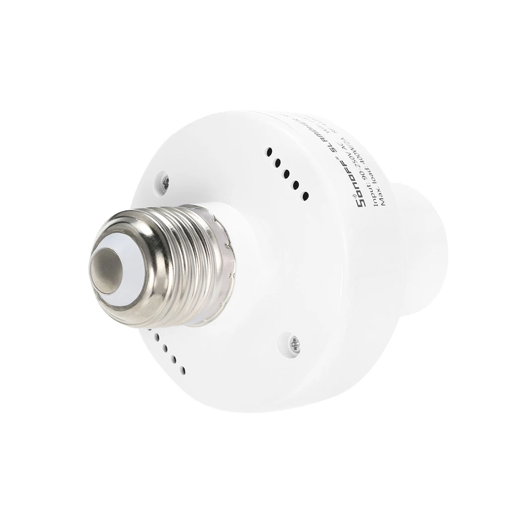 Держатель лампы Sonoff Slampher E27 с поддержкой Wi Fi и дистанционным управлением 433