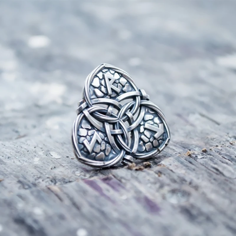 EYHIMD Viking Triquetra Символ нержавеющая сталь кулон руны нордический амулет ювелирные изделия