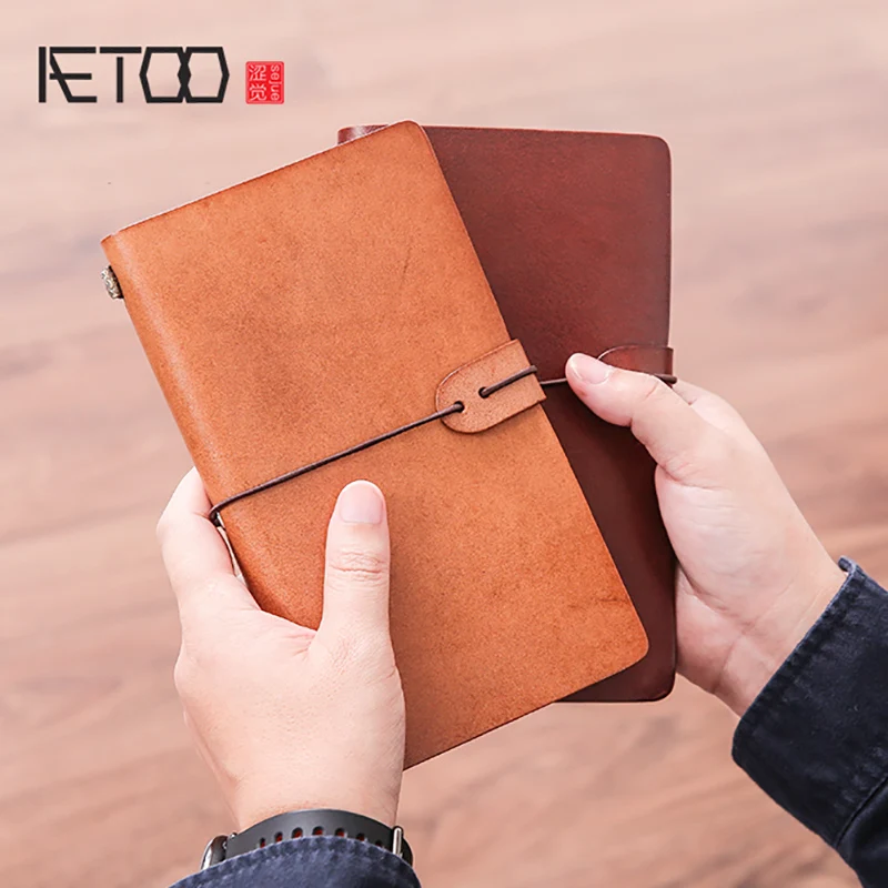AETOO RHead layer записная книжка из воловьей кожи ретро ручная книга Дневник для