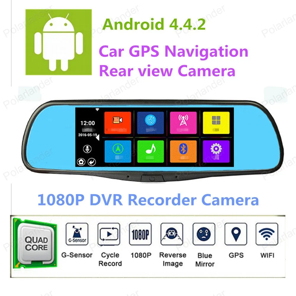 Зеркало видеорегистратор Novatek 7 дюймов с двумя камерами Full HD 1080P|car dvr|full hdfull hd 1080p |