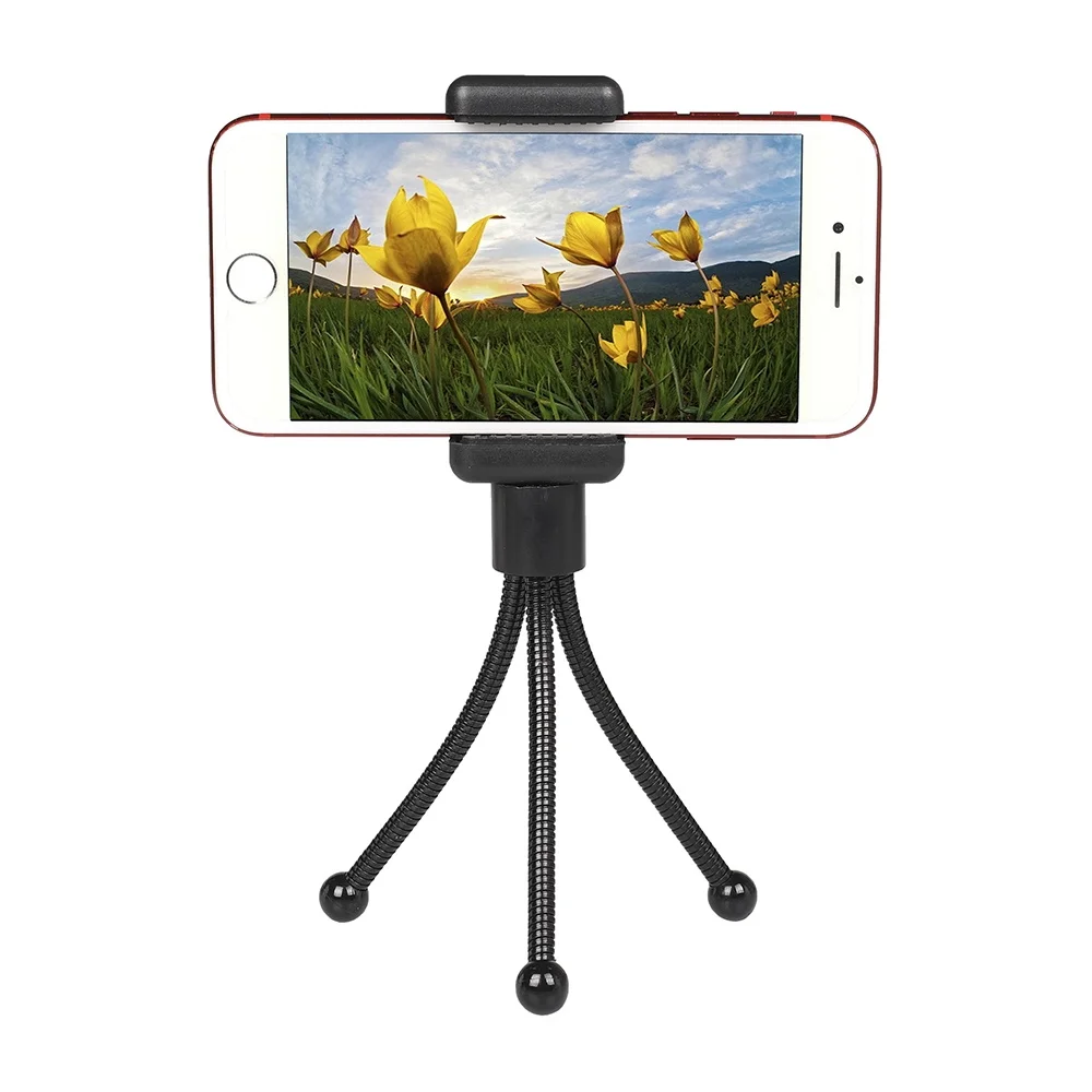 15 pcs wholesale Flexible Mini For Smartphone iPhone HuaweiXiaomi Lightweight camera Tripod Rotatable Monopod for Goprohero7 6 |